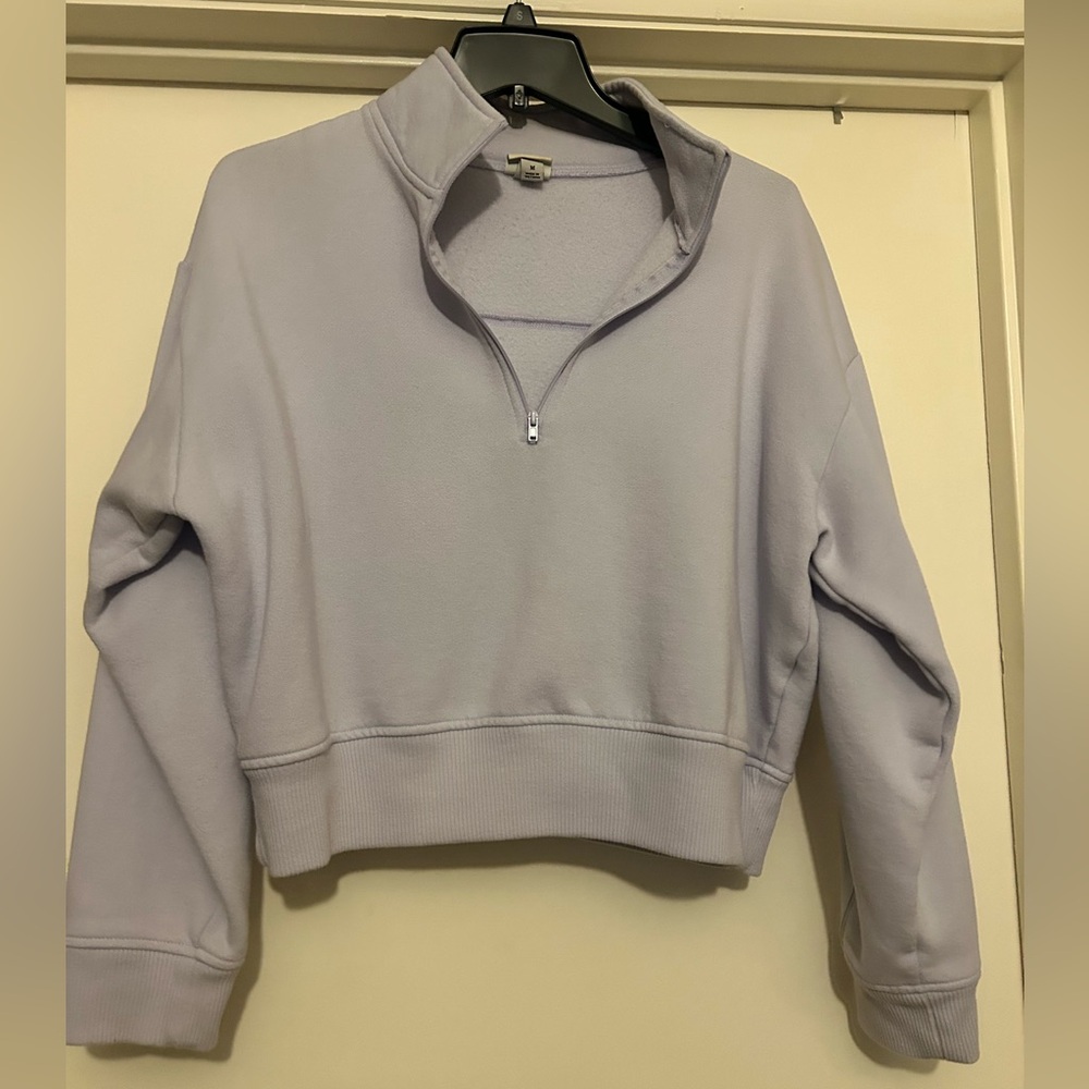 Women's Lavender Quarter-Zip Pullover